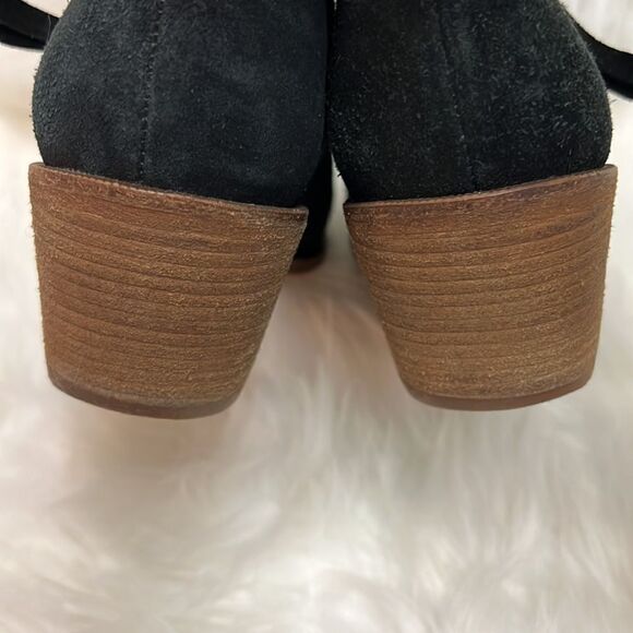 Madewell The Janice Boot in Black Suede Size 9 D21 - Picture 7 of 10
